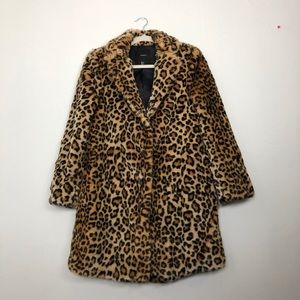 Forever 21 cheetah coat SZ small